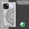 Fragrant Golden Mandala suitable for iPhone 17 Pro Max 16E 15 Pro 14 13 Plus 12 mini 11 XR Xs 7 8 16 Air black Glass Phone Case