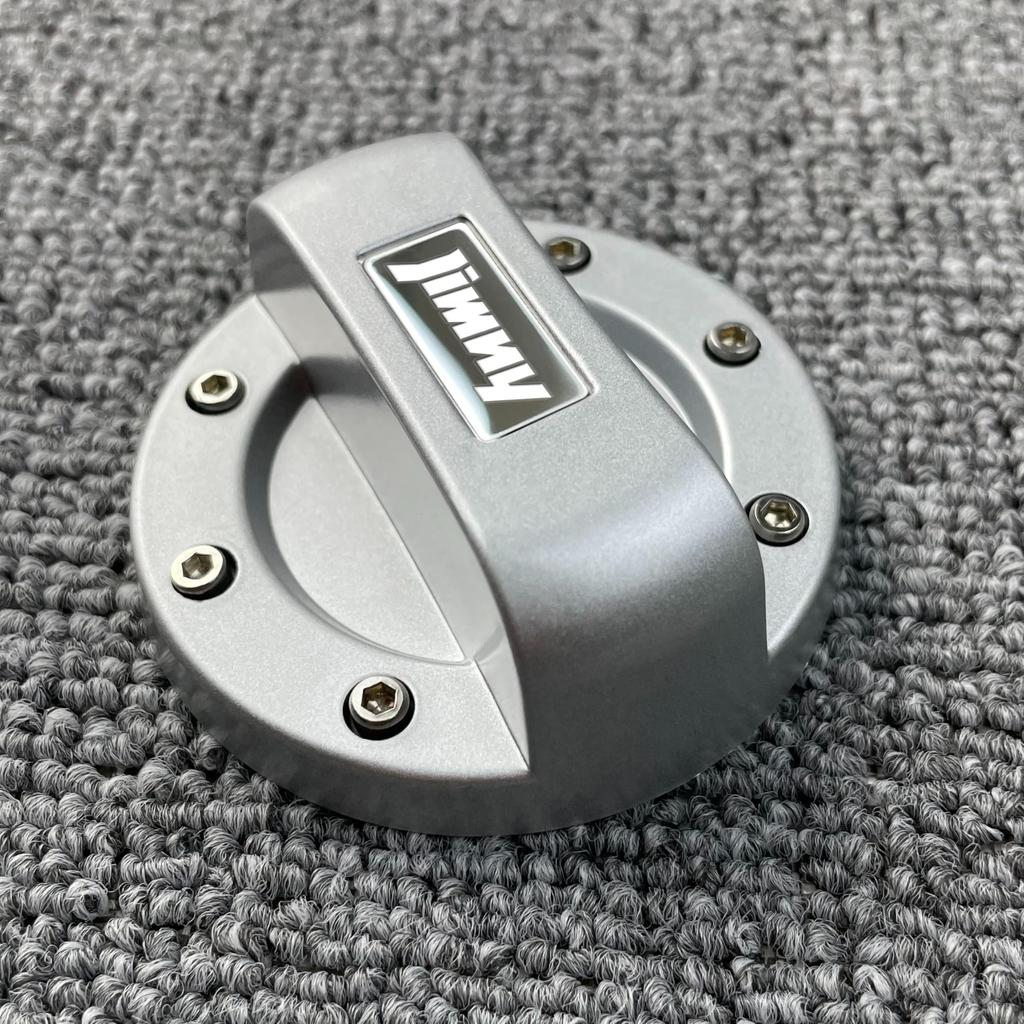 JLMFC Rare Handmade Jimny Gas Filler Cap Cover (Silver) [Used]