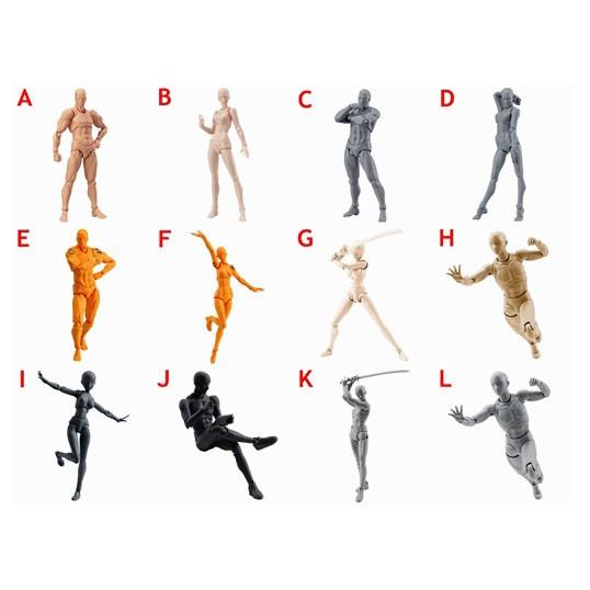 Drawing Figures For Artists Action Figure Model Human Mannequin Man Woman Kits