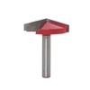 Shank Inch 14 150° Cnc Carbide Alloy Milling Cutter 3d V Router Tool Bit
