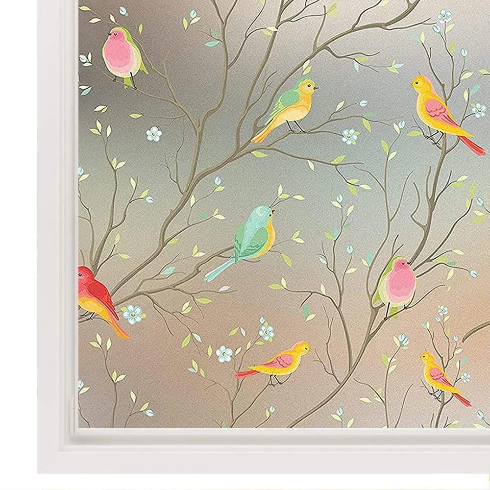 

Пленка для окон Privacy, декоративная бумажная наклейка, неклейкая кружевная цветочная наклейка, домашний офис, статическая липкая стеклянная фольга, ширина 90 см 30x100cm