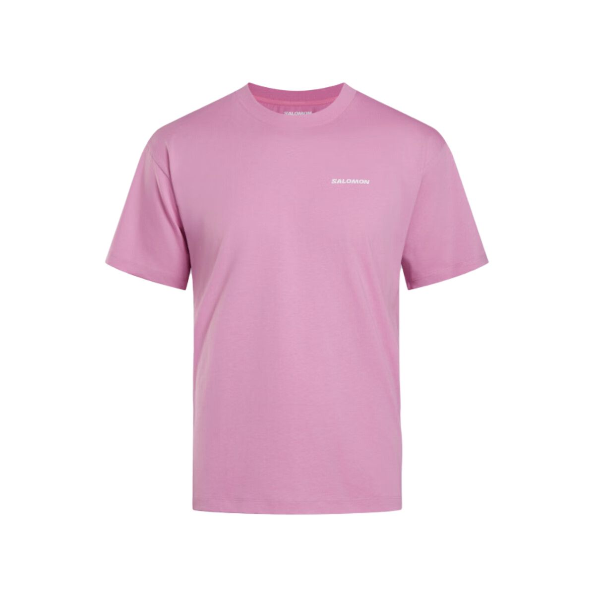 SALOMON T Shirts Men s Pink Crew Neck Moderate C26870 L