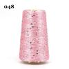 Sequin Cotton Yarn: 50g Fancy Skein for Hand & Machine Knitting
