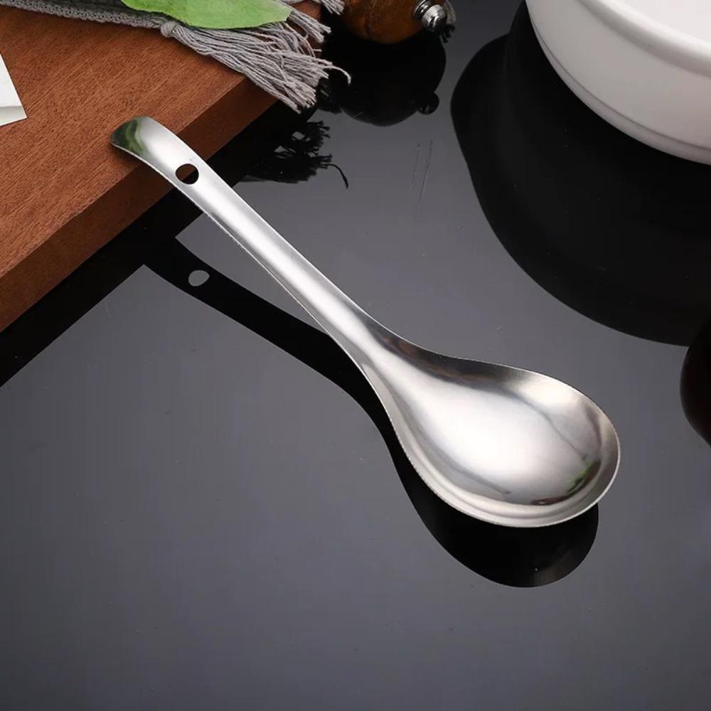 

Stainless Steel Slotted Spoon Ladle Strainer Strainer Spoon New Rice Spoon for Cooking Frying L-Rice Spoon