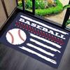 Hot Selling American Baseball Floor Mat - Dirt-Resistant, Dustproof, Easy to Clean, with Water Absorption