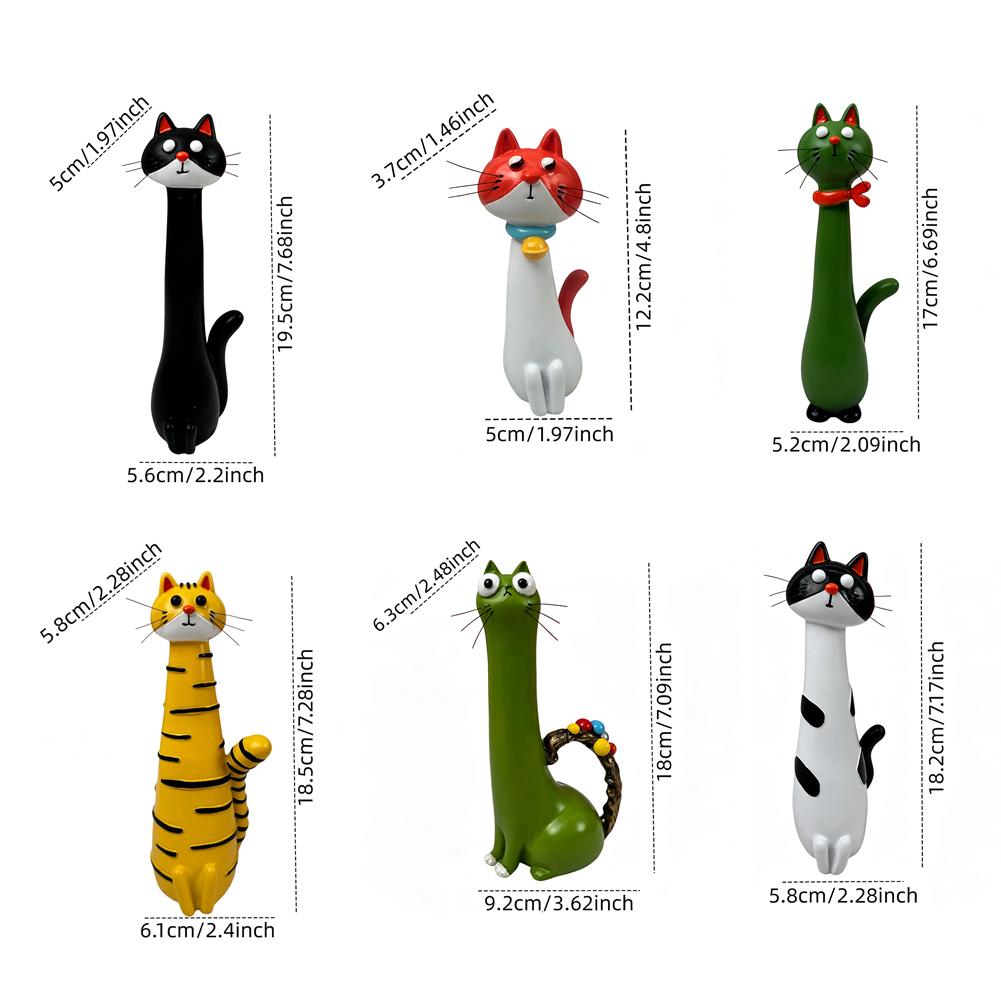Unique Cat Enthusiast Home Decor Premium Ceramic Material Floating Bedroom Bookshelf
