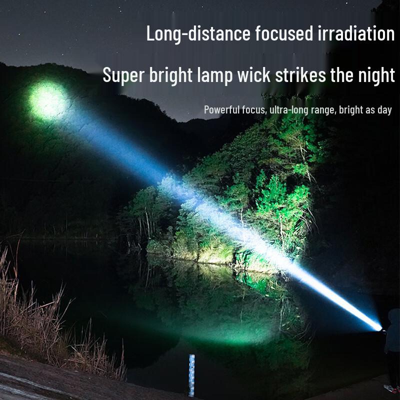 High Lumen 9-LED USB-C Rechargeable Flashlight