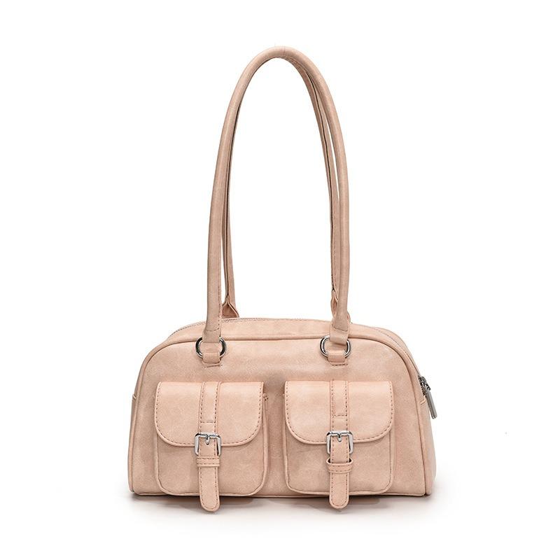 Premium bag women's new spring and summer niche simple portable bowling bag versatile shoulder bag