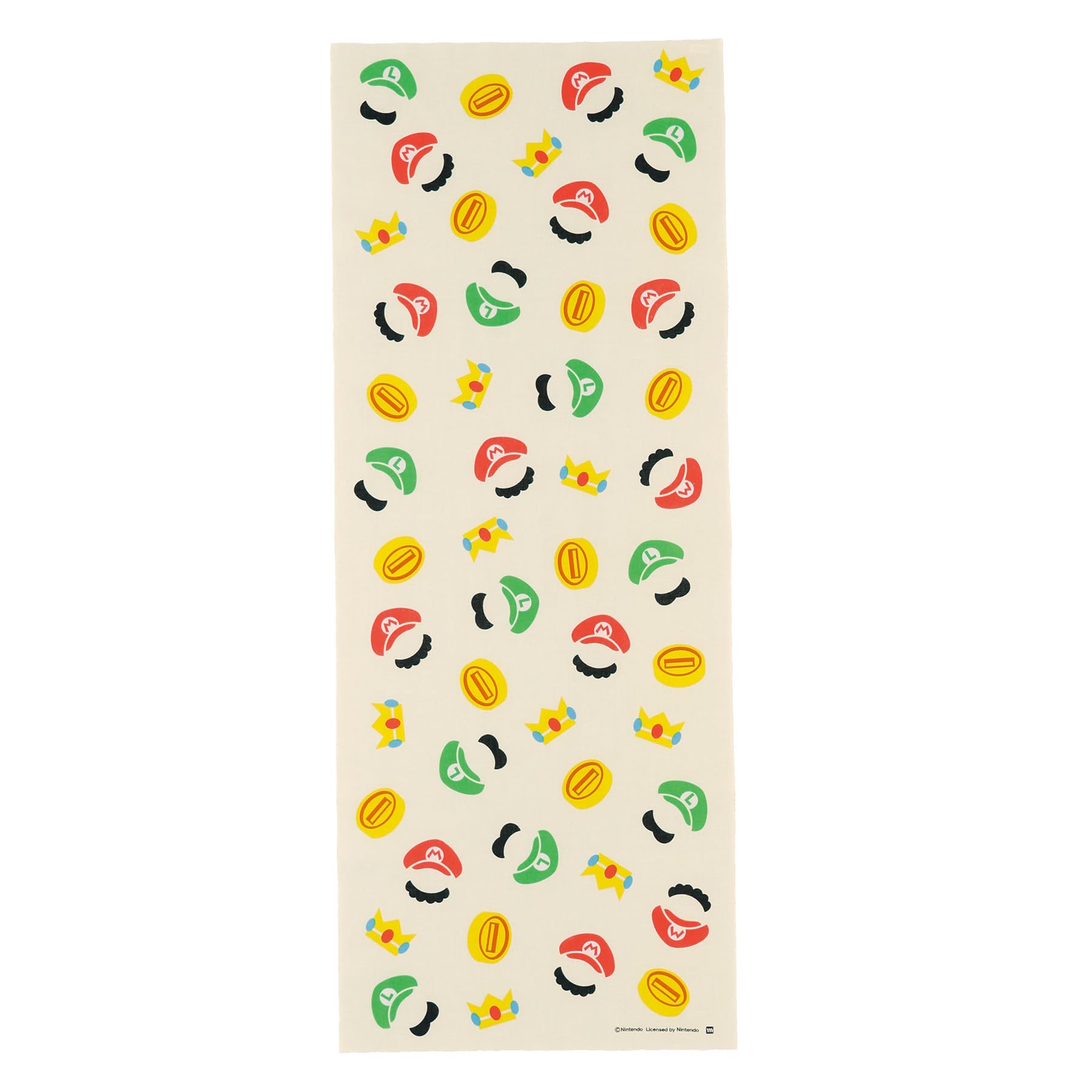 

Marushin Tenugui Hand Nintendo Super Temari Silhouette 4485016400 Towel, Mario, Character, 100% Cotton,