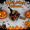 Pumpkin Halloween Witch Hat Headband Spider Cone Hat Hair Hoop  Photo Props