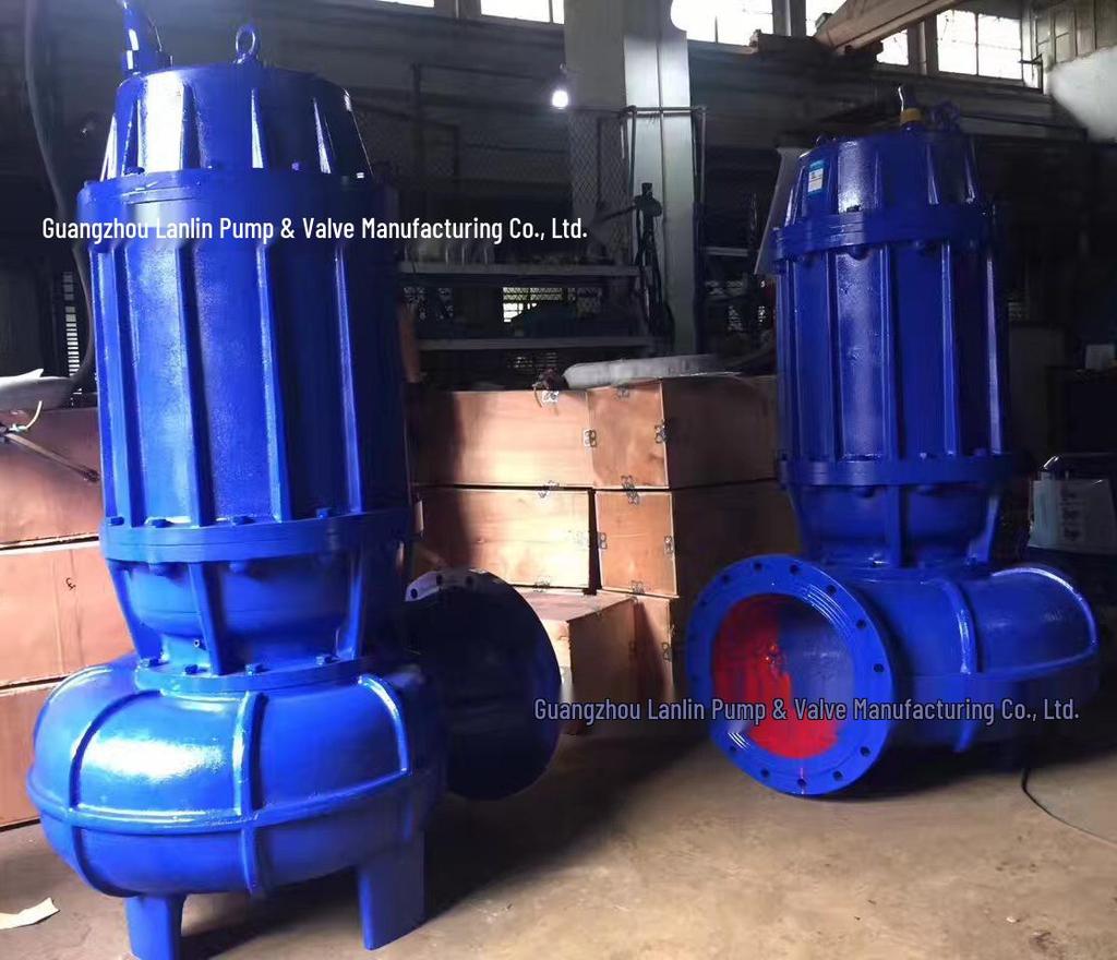 Non-Clog Submersible Sewage Pump 50WQ15-15-1.5kW Wastewater Sludge Electric Pump