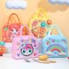New 3D Children's Lunch Box Bag Cartoon Thickened Thermal Insulation Bag Aluminum Foil Cool Storage Fresh Storage Bag For Kids