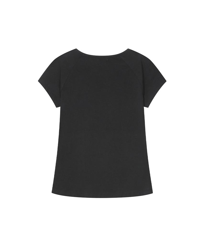 MISEKI SEOUL Double Tape Short Sleeve Black