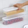 1PC Household Noodle Spaghetti Container Transparent Cereal Preservation Storage Box with Cover Spaghetti Box Food Container