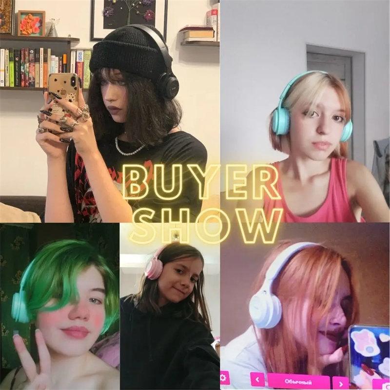 Y08 Kabelloser Bluetooth-Kopfhörer Macaron-Kopfhörer Stereo-Kopfhörer Gaming-Headset mit Mikrofon Gamer Girl Geschenk für Handy Tablet