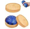 Kawaii Dumpling Squishy Set with Steamer Box, Soft Sensory Stress Relief Toy for ADHD