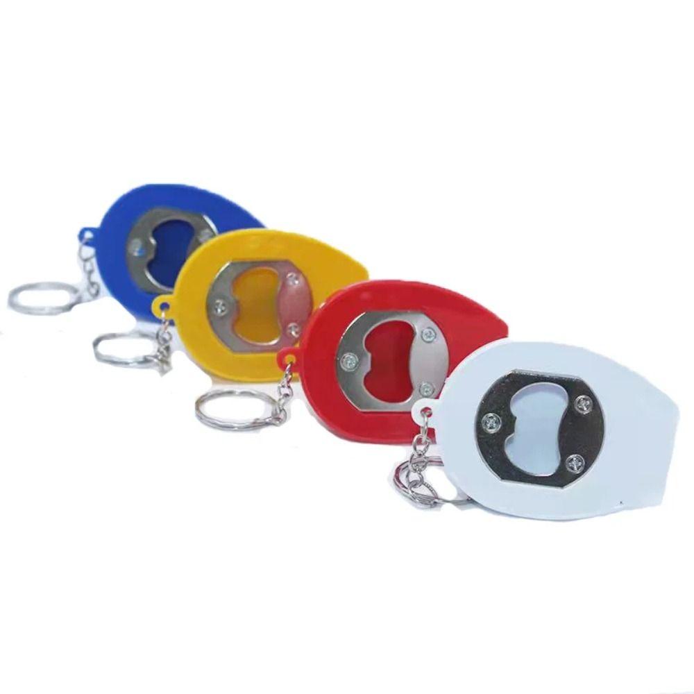 Compact Size LED Illuminated Keychains Multifunctional Bottle Opener Pendant Daily Gift Giving