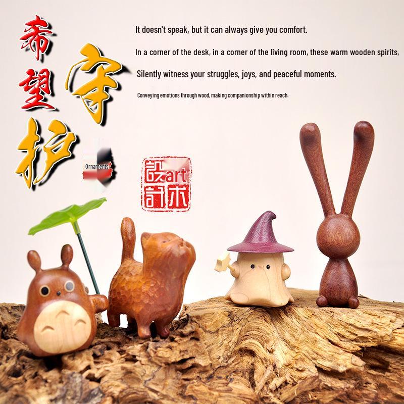 Wenge Wood Hippopotamus Carving – Handcrafted Office & Home Ornament