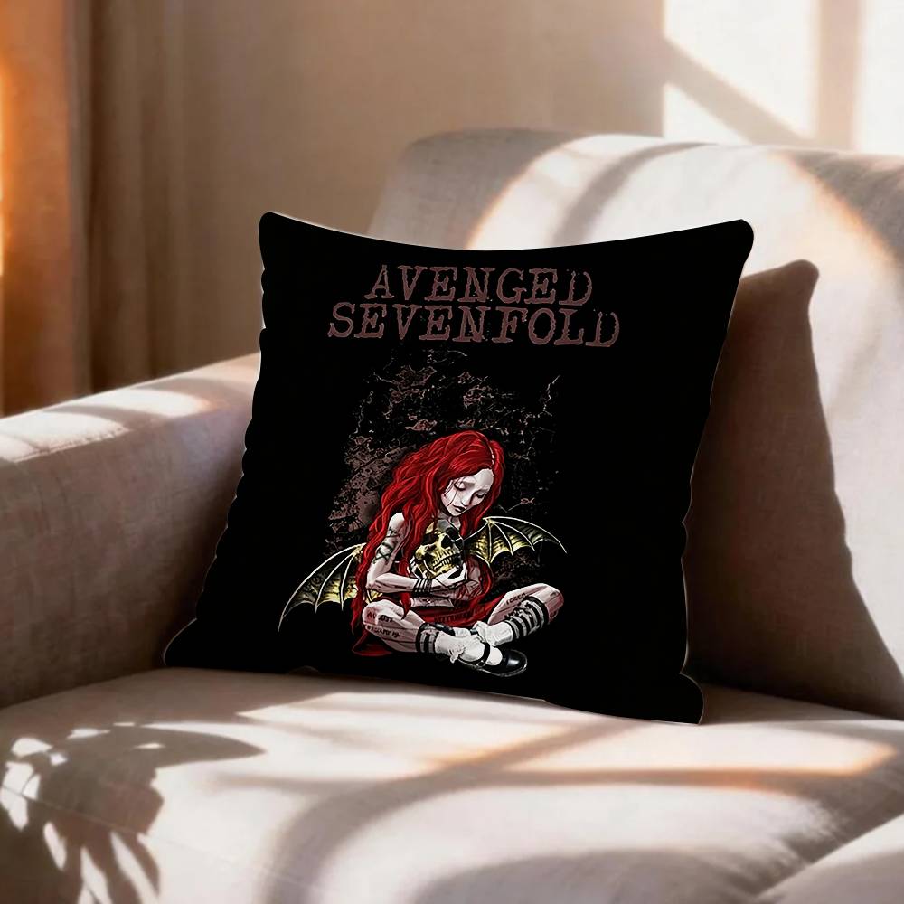 COOL Band AAvenged Sevenfold Pillow Case Pattern Printed Pillowcase For Living Room Sofa Cushion Cover