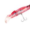 24cm40g Fishing Lures Squid Lures Fish Bait Crankbait Tackle Jig Treble Hook Rose Red