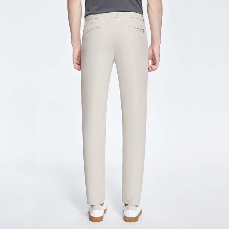 Septwolves Men's Wrinkle-Resistant Four-Way Stretch Slim-Fit Trousers