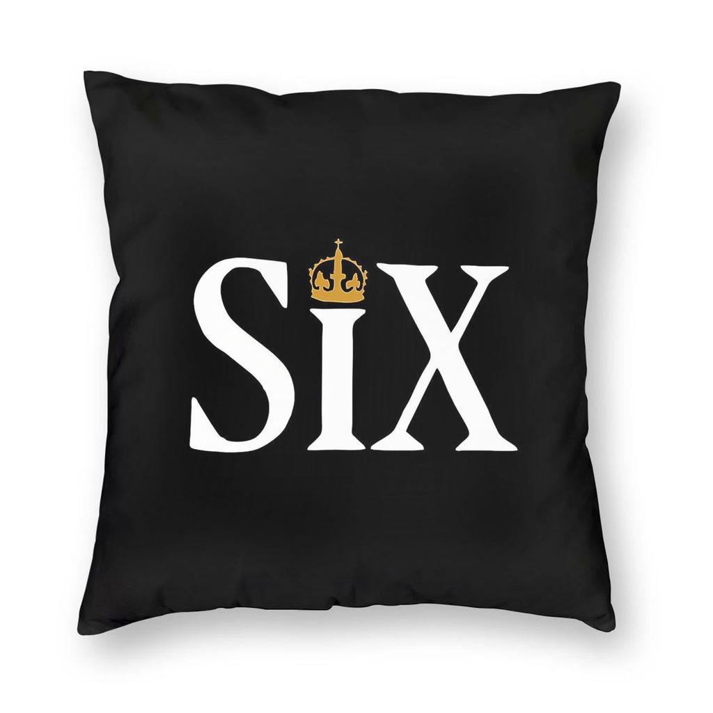 Six Musical Logo Square Pillowcase Polyester Linen Velvet Creative Zip Decor Pillow Case Home Cushion Cover 45X45
