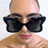 Oversized Butterfly Sunglasses Women For Female Fashion Luxury Brand Designer Vintage Punk Popular Big Frame Sun Glasses UV400