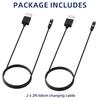 2-Pack Charger Replacement for FAFAFROG Dog Bark Collar, Magnetic Charging Cable, Black