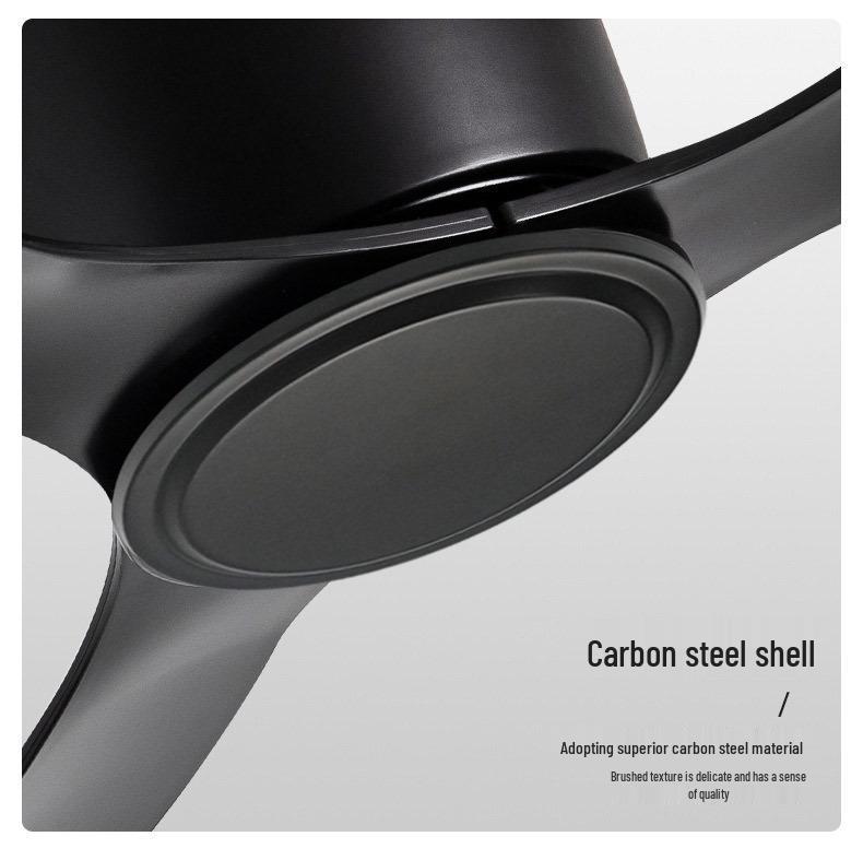 High Power Retro Black Ceiling Fan for Home or Commercial Use - No Light