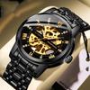 Top Brand Men's Fashion Watch Fashion Automatic Mechanical Watch Hollow Watch Waterproof Classic Men's Wristwatch