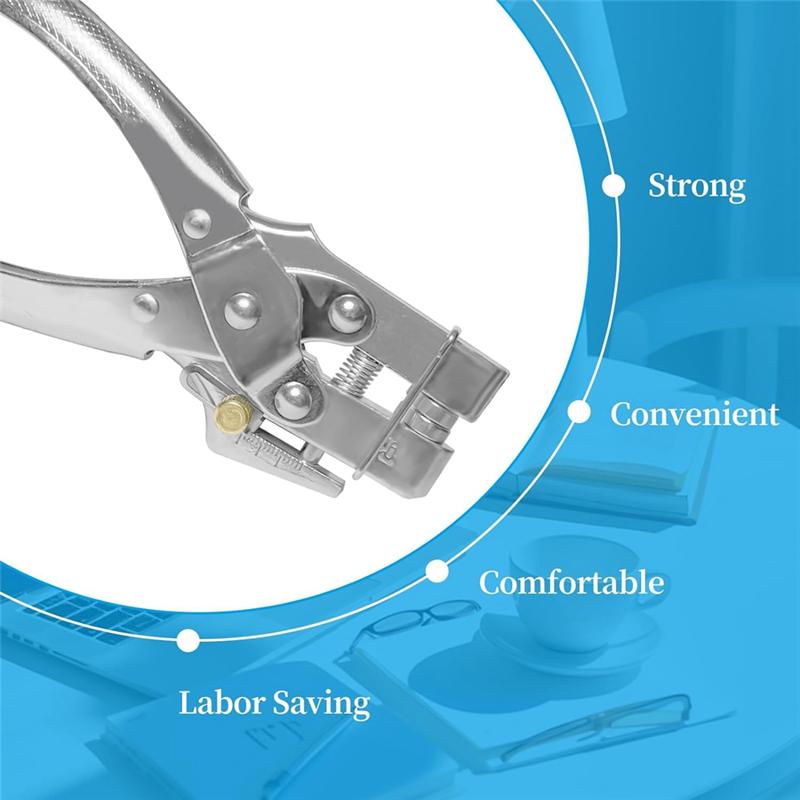ABFS Metal Grommets 3/16 Inch 300Pcs With Eyelet Hole Punch Pliers For Fabric, Leather, Belts, Canvas