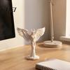 Matte Texture Ornaments Demon Angel Statue, 3D Printed Wings Texture, Devil Fall-Resistant Ornament for Desk Study Entrance Hall Decoration