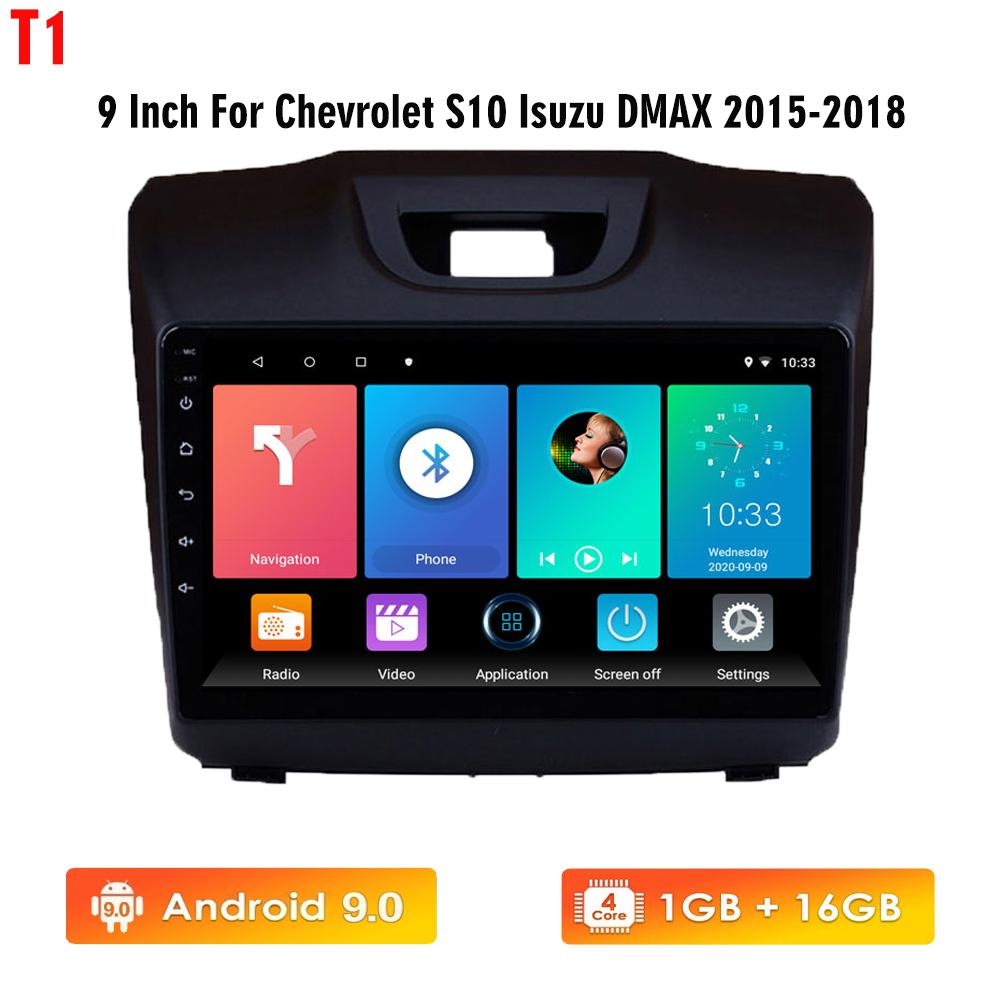 

Icreative Android автомобильный плеер для Chevrolet S10 Isuzu DMAX 2015-2018 автомобильный радиоприемник Android Carplay 2 DIN 9 дюймов GPS-навигация мультимедийный плеер