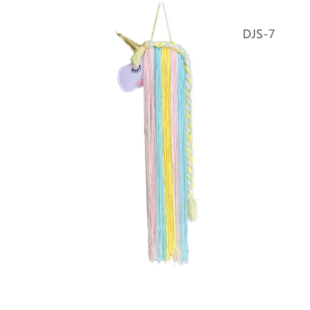 Unicorn Hair Accessories Hanging Decoration Organizer Hairpin Hair Clip Holder Storage Decor Hanger Strip Girl Home