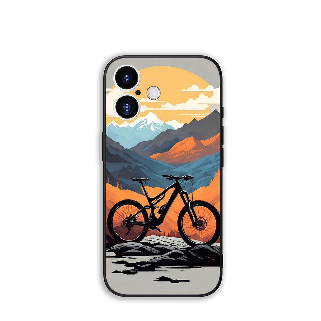 for Samsung Galaxy A55 A56 A25 A36 A54 S8 S9 S21 S20 FE A53 A13 A12 A14 A33 A70 A71 A51 A21S Case Mountain Bike Cycling art