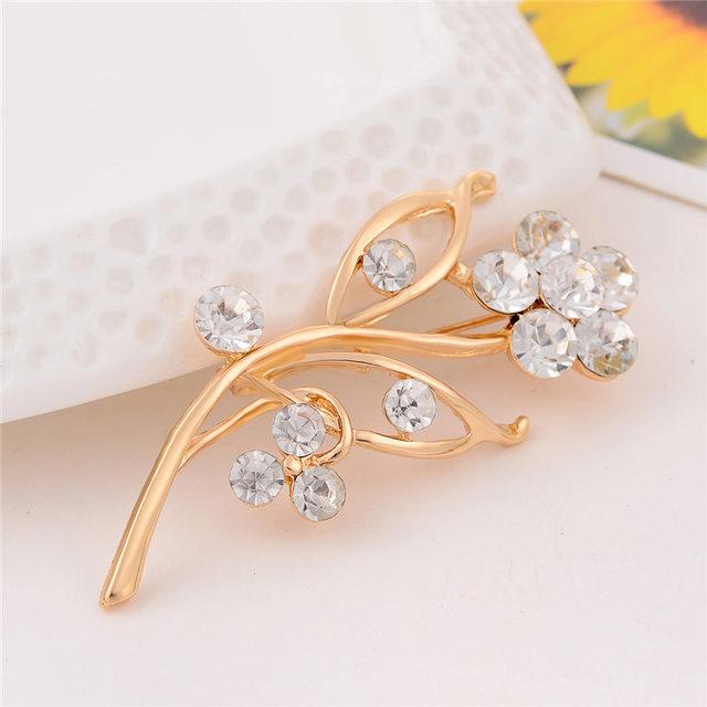 

Гесиод Золотые Цветы Бабочки Листья Кристалл Стразы Броши Булавки Свадебные Банкетные Украшения Булавки Рождественские Подарки