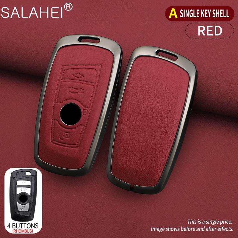 bqwdy8 New Leather Car Remote Key Case Cover Protector Shell For BMW 1 3 5 7 Series X1 X3 X4 X5 F10 F15 F16 F20 F30 F18 F25 M3 M4 E34