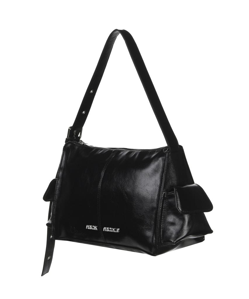 Nick&Nicole Side Pocket Shoulder Bag_Black