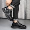 Fashion Fashion Brand Men Shoes Handmade High Quality Genuine Leather Non-Slip Mens Sneakers Lace-up Comfort Business Man Casual Shoes