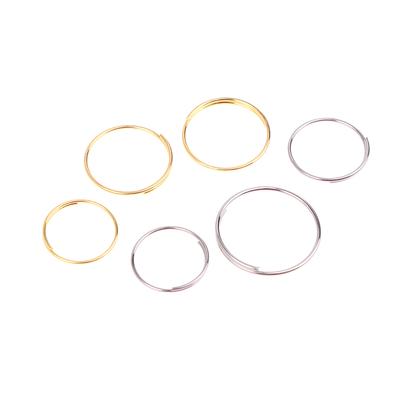 100 ks 11 mm 12 mm 13 mm 15 mm 20 mm 30 mm Okrúhly Krúžok z Nerezovej Ocele Pre Luster Prívesok na Korálky Časť Konektor pre Svetelnú Záclonu