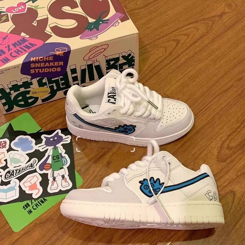 Korean Version of Retro German Training Shoes 2025 Summer New Versatile Guochao Soft-soled Little White Shoes Super Fire Platform Casual Board Shoes