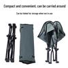 Portable Dog Camping Bed with Detachable, Washable Mesh Fabric & Iron Frame - Moisture-Proof & Breathable for All-Season Use