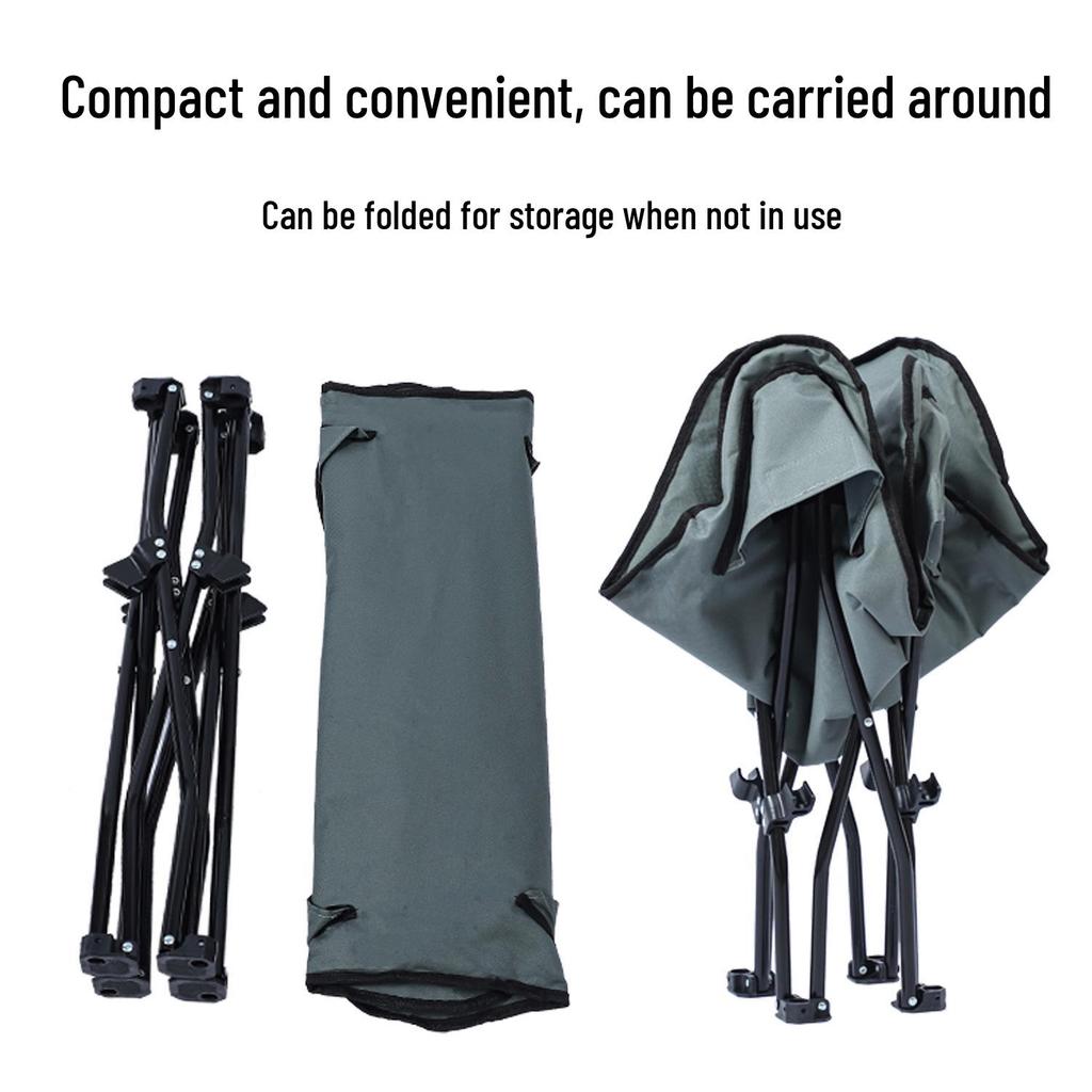 Portable Dog Camping Bed with Detachable, Washable Mesh Fabric & Iron Frame - Moisture-Proof & Breathable for All-Season Use