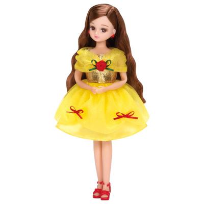 Klänning Gyllengul Licca-chan LW-04