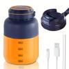 Portable USB Rechargeable Electric Juice Cup, 1300 ML Large Capacity, Multifunctional Fruit Juicer, Mini Blender To Make Milkshakes, Smoothies, Juice