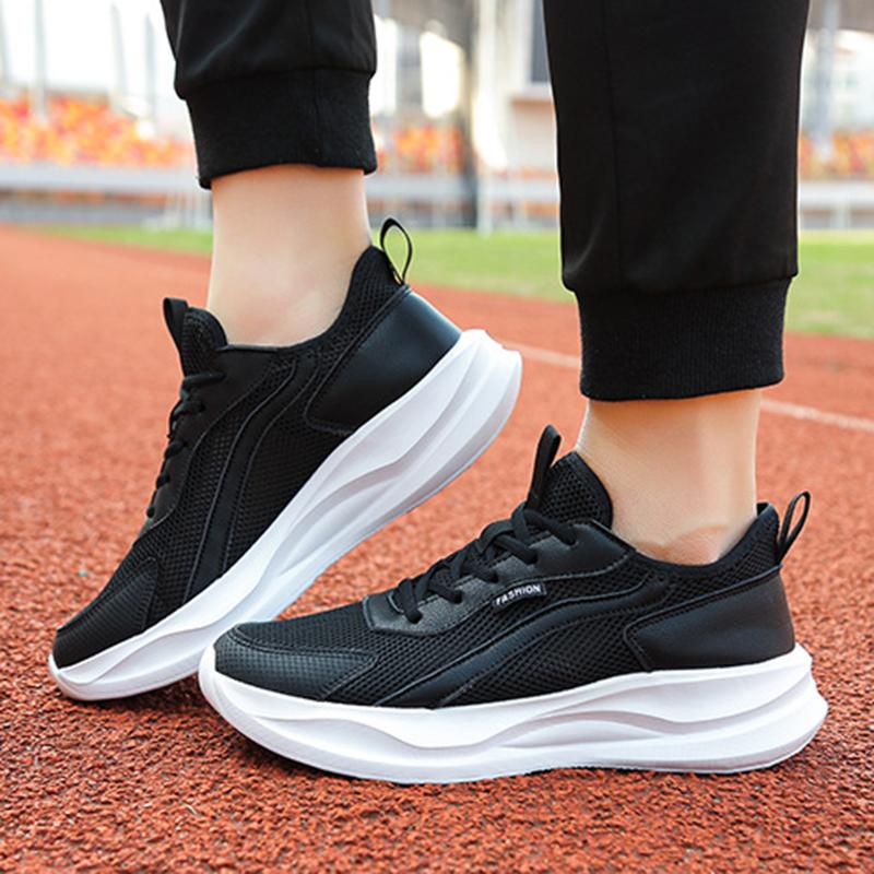 New Men's Casual Sneakers Slip on Breathable Shoes Athletic Sport Running Shoes White Comfortable Walking Training Tennis Shoes