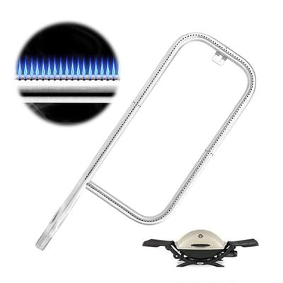 Edelstahl-Grillbrennerrohr für Q100 Q1200 Gasgrills 17" Ersatzteil 69957/41657 Gleichmäßige Hitze Einfach