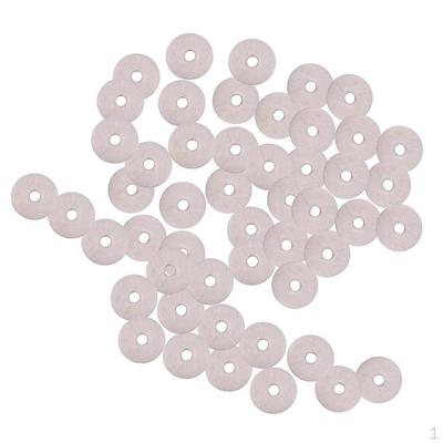 50 stück Filz Gitarren Gurt Schnalle Scheiben Dichtungen Dia.13mm