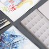 Aquarellfarben Palette Box 24 Vertiefungen 36 Vertiefungen Reisefarbkasten Farbmischpalette mit auslaufsicherem Deckel für Künstler Studenten