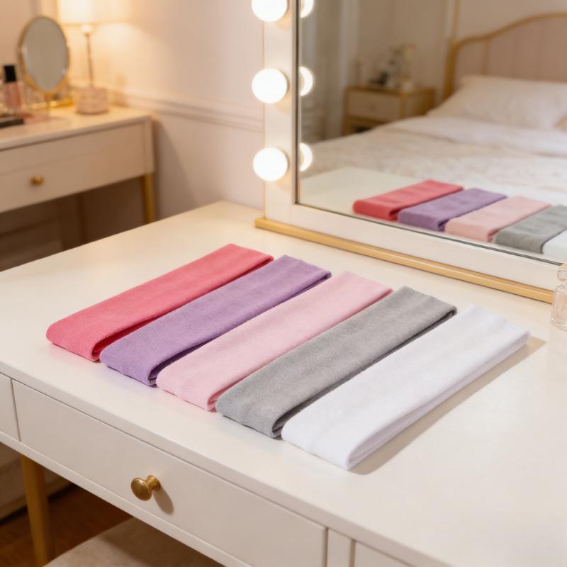 Opaski Sportowe Na Cztery Pory Roku Dla Kobiet Fitness Bieganie Joga Jednokolorowe Elastyczne Opaski Do Włosów Rozciągliwe Akcesoria Do Włosów Do Makijażu